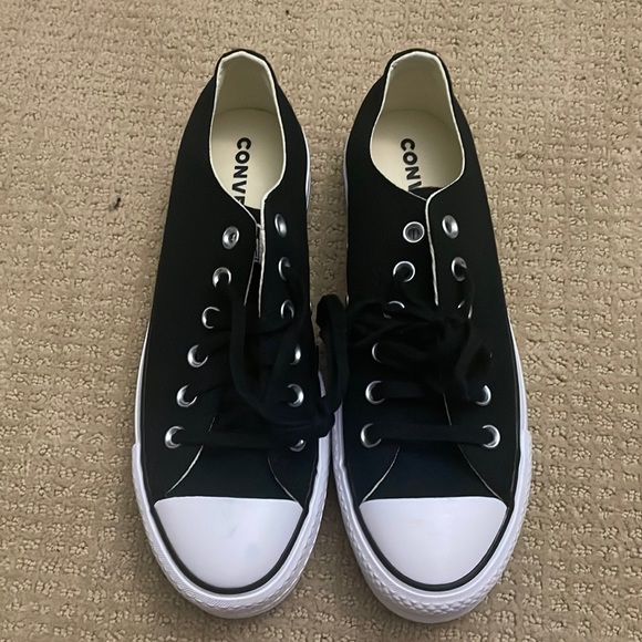Converse Shoes Black Platform Converse Poshmark